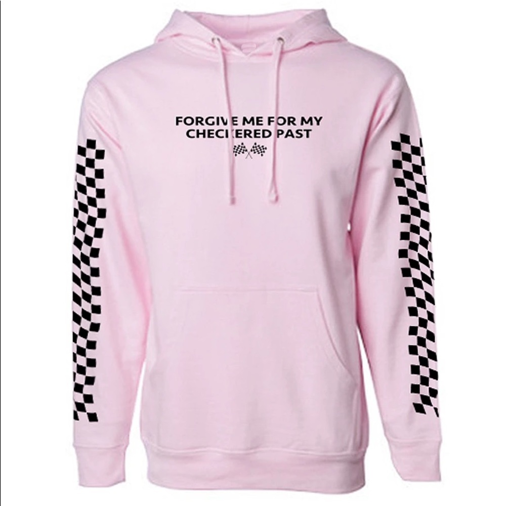 Pink hoodie
